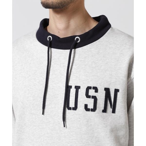 アヴィレックス（AVIREX）/《直営店限定》US．NAVY MOCK NECK SWEAT ／ モックネックスウェット ／ AVI