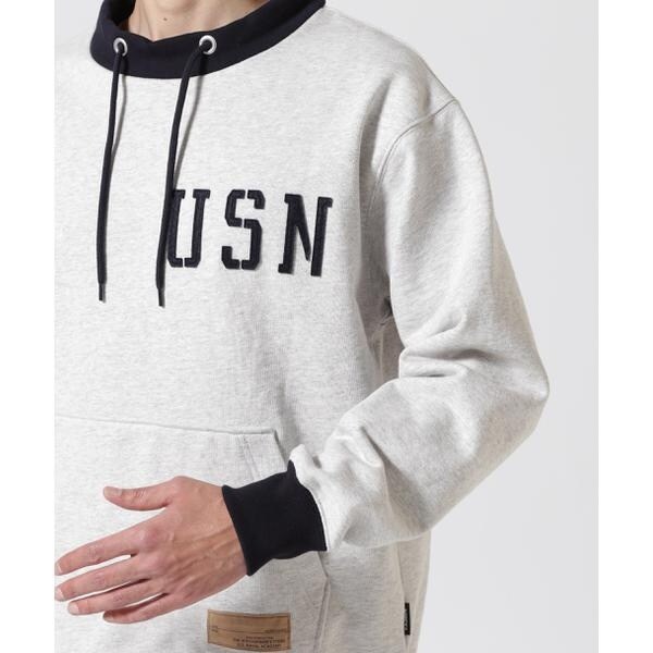 アヴィレックス（AVIREX）/《直営店限定》US．NAVY MOCK NECK SWEAT ／ モックネックスウェット ／ AVI