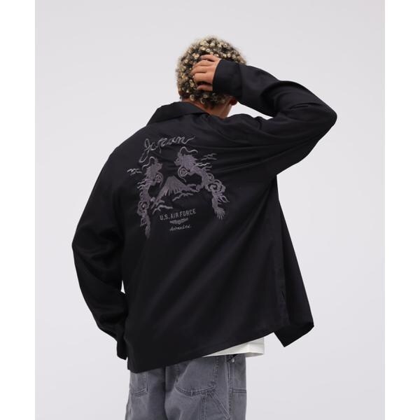 アヴィレックス（AVIREX）/《WEB限定》DOUBLE DRAGON SOUVENIR SHIRT ／ ダブルドラゴン スーベニ