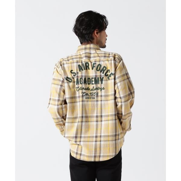 アヴィレックス（AVIREX）/FADE CHECK SHIRT ”USAFA” ／ フェイド チェックシャツ ／ AVIREX ／