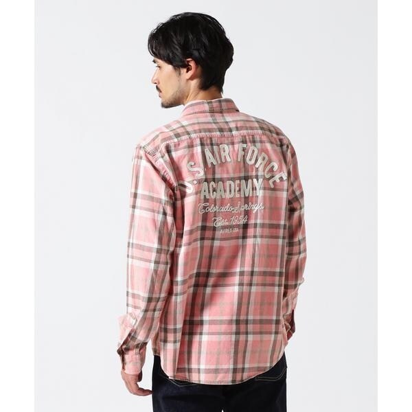 アヴィレックス（AVIREX）/FADE CHECK SHIRT ”USAFA” ／ フェイド チェックシャツ ／ AVIREX ／