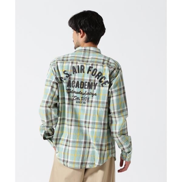 アヴィレックス（AVIREX）/FADE CHECK SHIRT ”USAFA” ／ フェイド チェックシャツ ／ AVIREX ／