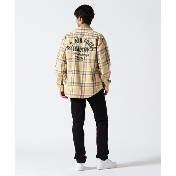 アヴィレックス（AVIREX）/FADE CHECK SHIRT ”USAFA” ／ フェイド チェックシャツ ／ AVIREX ／