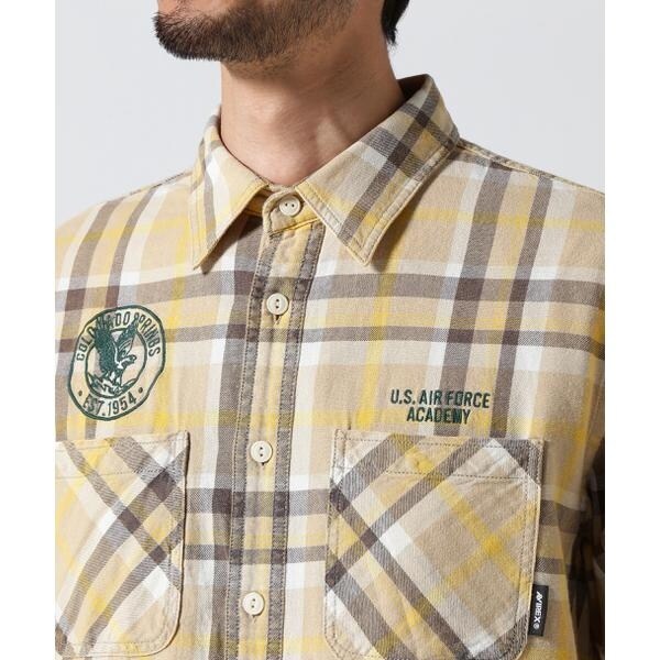 アヴィレックス（AVIREX）/FADE CHECK SHIRT ”USAFA” ／ フェイド チェックシャツ ／ AVIREX ／