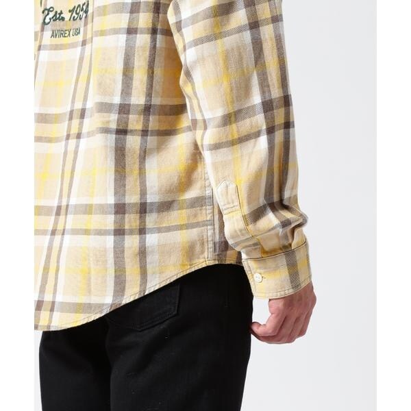 アヴィレックス（AVIREX）/FADE CHECK SHIRT ”USAFA” ／ フェイド チェックシャツ ／ AVIREX ／