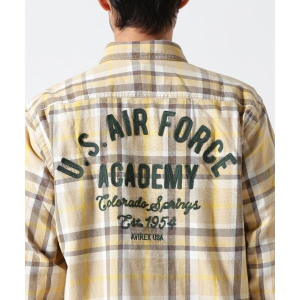 アヴィレックス（AVIREX）/FADE CHECK SHIRT ”USAFA” ／ フェイド チェックシャツ ／ AVIREX ／