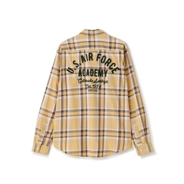 アヴィレックス（AVIREX）/FADE CHECK SHIRT ”USAFA” ／ フェイド チェックシャツ ／ AVIREX ／