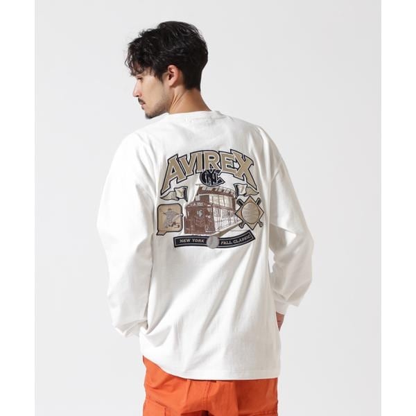 【NEW】アヴィレックス（AVIREX）/AVIREX ARCHIVE T−SHIRT ／ アヴィレックス アーカイブ 長袖Tシャツ ／ AV