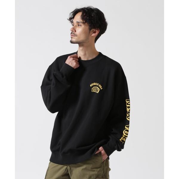 アヴィレックス（AVIREX）/FOAMING CREW NECK SWEAT ”AVIREX USA