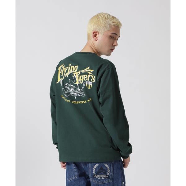 アヴィレックス（AVIREX）/《WEB＆限定》MILITARY MOTIF LONG SLEEVE T−SHIRT ／