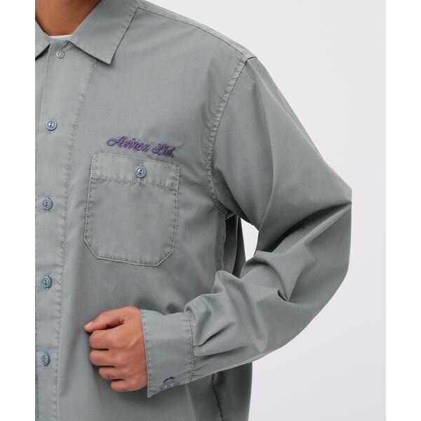 アヴィレックス（AVIREX）/《WEB限定》FADED ONE POINT WORK SHIRT ／ フェイデッド ワンポイント