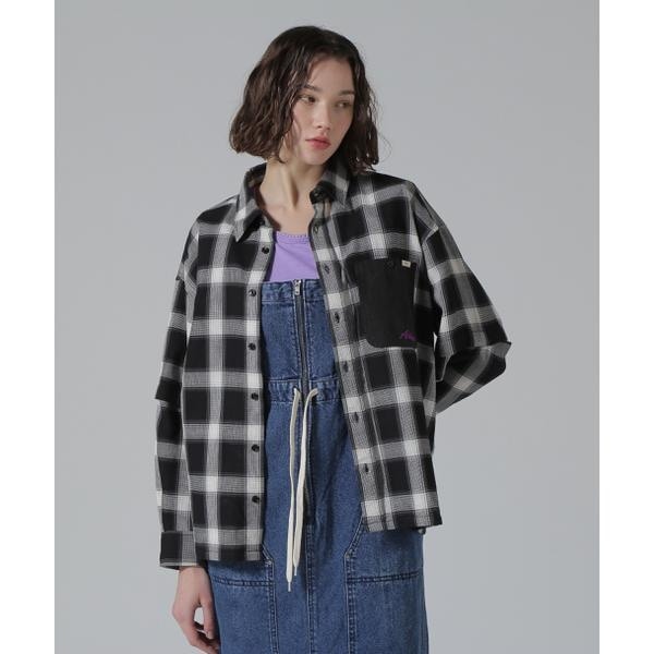 アヴィレックス（AVIREX）/WAFFLE OMBRE CHECK DETACHABLE SHIRTS／ワッフルオンブレチェック