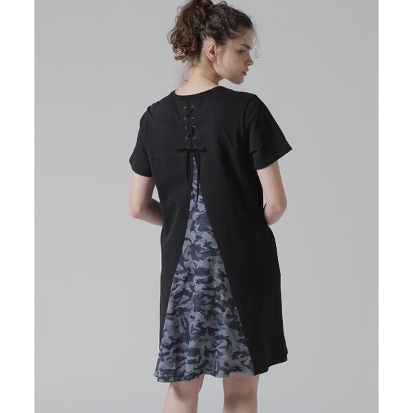 アヴィレックス（AVIREX）/BACK FLARE SATIN CAMO COMBI ONE