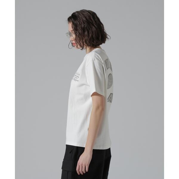 アヴィレックス（AVIREX）/《50th Anniversary》LEATHER PATCHED VARSITY T−SHIRT／