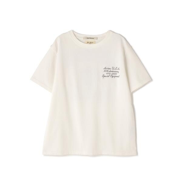 アヴィレックス（AVIREX）/《50th Anniversary》LEATHER PATCHED VARSITY T−SHIRT／