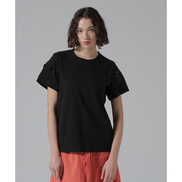 アヴィレックス（AVIREX）/《50th Anniversary》LEATHER PATCHED FATIGUE T−SHIRT／