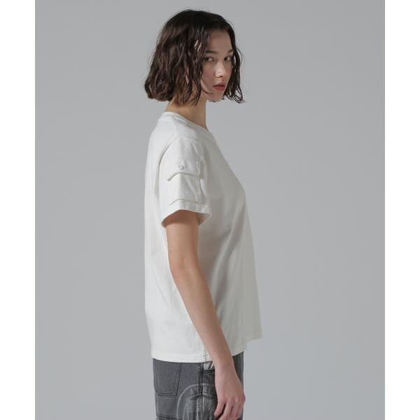 アヴィレックス（AVIREX）/《50th Anniversary》LEATHER PATCHED FATIGUE T−SHIRT／