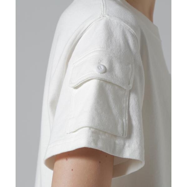 アヴィレックス（AVIREX）/《50th Anniversary》LEATHER PATCHED FATIGUE T−SHIRT／