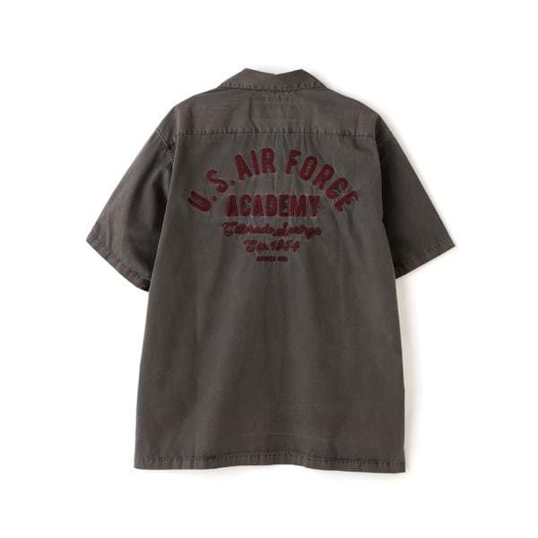 アヴィレックス（AVIREX）/FADED WORK SHIRT ”USAFA” ／ フェイド 半袖ワークシャツ ／ AVIREX