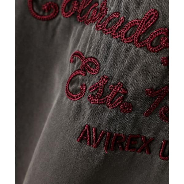 アヴィレックス（AVIREX）/FADED WORK SHIRT ”USAFA” ／ フェイド 半袖ワークシャツ ／ AVIREX