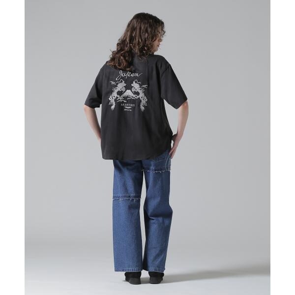 アヴィレックス（AVIREX）/《直営店限定》WOMEN’S DOUBLE DRAGON SOUVENIR SHIRT／ダブルドラゴ