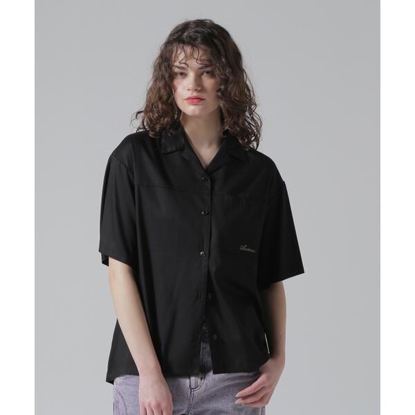 アヴィレックス（AVIREX）/《直営店限定》WOMEN’S BACK RIBBON TENCEL SHIRTS／バックリボン テン