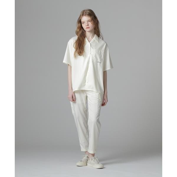 アヴィレックス（AVIREX）/《直営店限定》WOMEN’S BACK RIBBON TENCEL SHIRTS／バックリボン テン