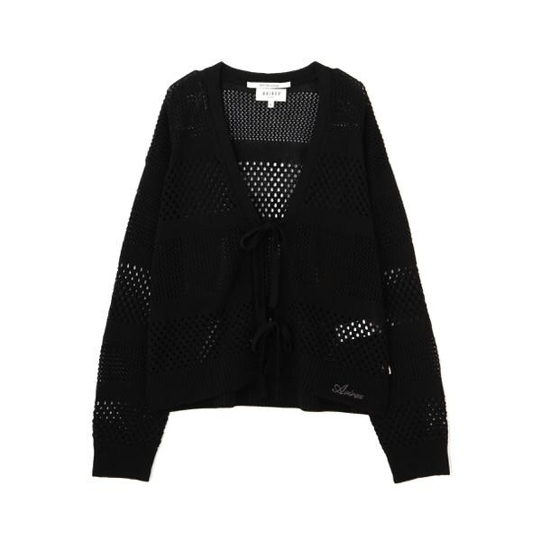 アヴィレックス（AVIREX）/《直営店限定》MACRAME RIBBON KNIT CARDIGAN／マクラメリボンニットカーディ