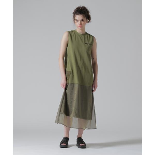 アヴィレックス（AVIREX）/《直営店限定》SLEEVELESS MILITARY ONEPIECE／スリーブレス ミリタリーワン