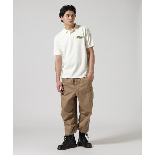 アヴィレックス（AVIREX）/《直営店限定》FADE WASH EMB POLO ”BUMBLE BEE” ／ フェイドウォッシュ
