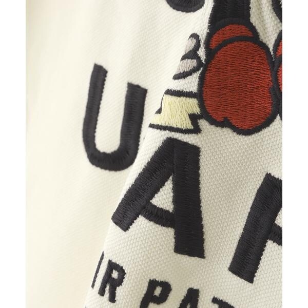 アヴィレックス（AVIREX）/《直営店限定》FADE WASH EMB POLO ”BUMBLE BEE” ／ フェイドウォッシュ