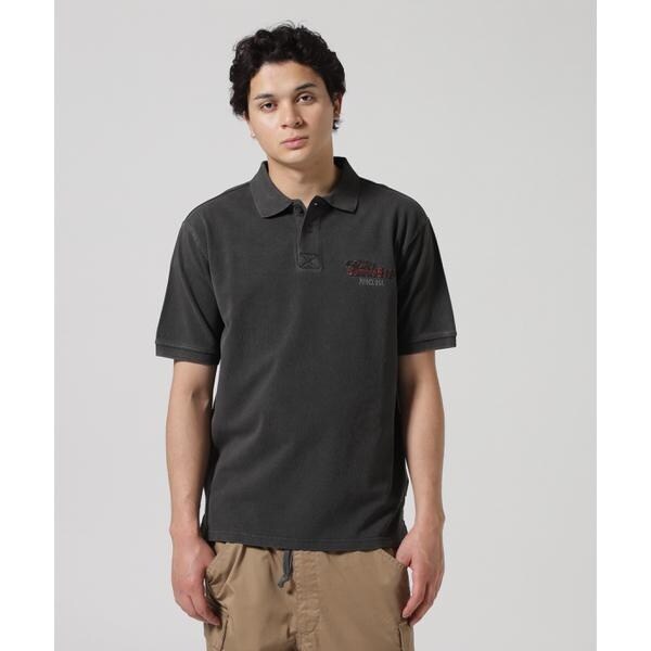アヴィレックス（AVIREX）/《直営店限定》FADE WASH EMB POLO ”BUMBLE BEE” ／ フェイドウォッシュ