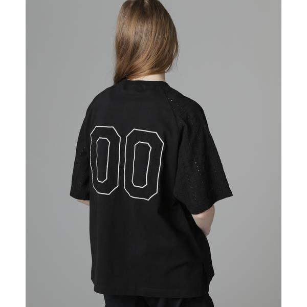 アヴィレックス（AVIREX）/《WEB LIMITED Belle LINE》LACE NUMBERING T−SHIRT／レース