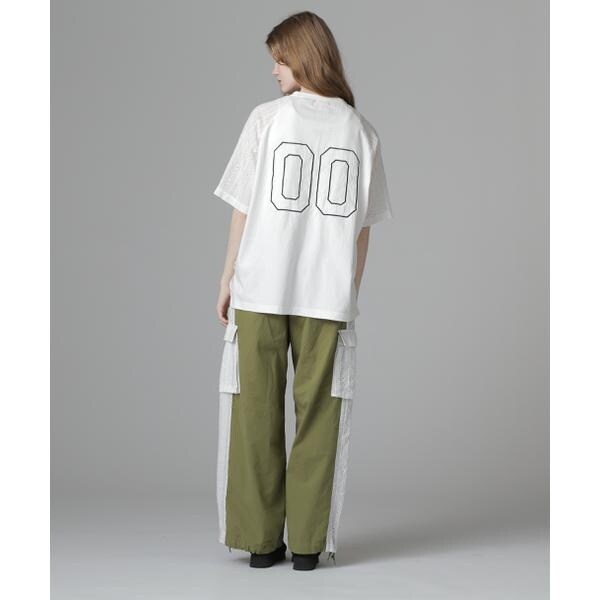 アヴィレックス（AVIREX）/《WEB LIMITED Belle LINE》LACE NUMBERING T−SHIRT／レース