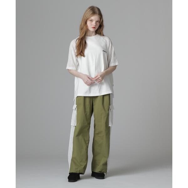 アヴィレックス（AVIREX）/《WEB LIMITED Belle LINE》LACE NUMBERING T−SHIRT／レース