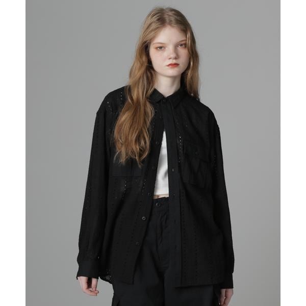 アヴィレックス（AVIREX）/《WEB LIMITED Belle LINE》LACE SHIRT／レースシャツ