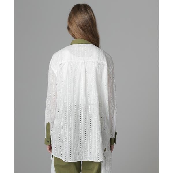 アヴィレックス（AVIREX）/《WEB LIMITED Belle LINE》LACE SHIRT／レースシャツ