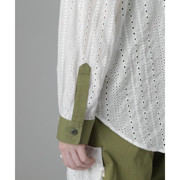 アヴィレックス（AVIREX）/《WEB LIMITED Belle LINE》LACE SHIRT／レースシャツ