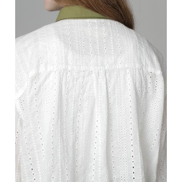 アヴィレックス（AVIREX）/《WEB LIMITED Belle LINE》LACE SHIRT／レースシャツ