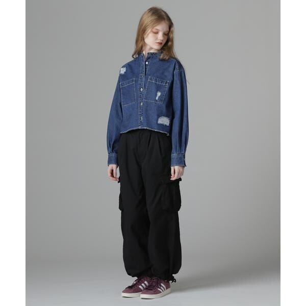 アヴィレックス（AVIREX）/《WEB LIMITED Belle LINE》LACE CARGO PANTS／レースカーゴパンツ