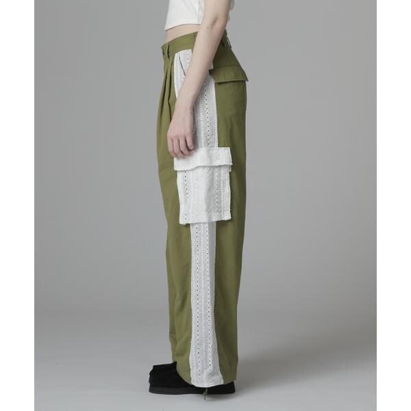 アヴィレックス（AVIREX）/《WEB LIMITED Belle LINE》LACE CARGO PANTS／レースカーゴパンツ
