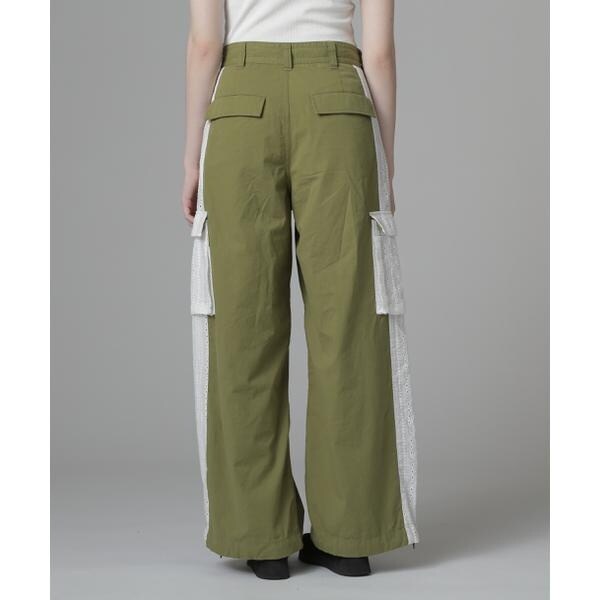 アヴィレックス（AVIREX）/《WEB LIMITED Belle LINE》LACE CARGO PANTS／レースカーゴパンツ