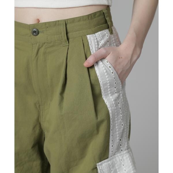 アヴィレックス（AVIREX）/《WEB LIMITED Belle LINE》LACE CARGO PANTS／レースカーゴパンツ