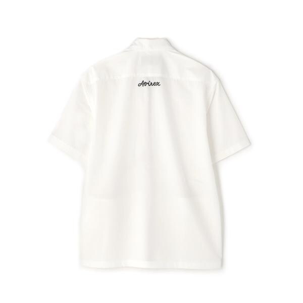 アヴィレックス（AVIREX）/《WEB&限定》ZIP UP WORK SHIRT ”25” ／ ジップアップ ワーク半袖