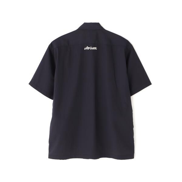 アヴィレックス（AVIREX）/《WEB&限定》ZIP UP WORK SHIRT ”25” ／ ジップアップ ワーク半袖