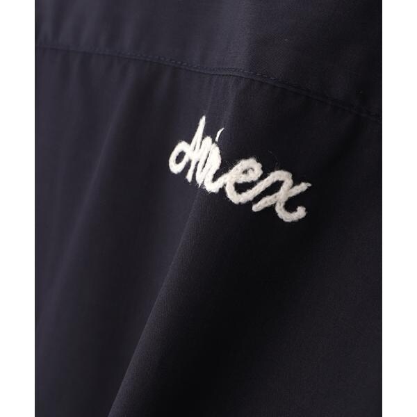 アヴィレックス（AVIREX）/《WEB&限定》ZIP UP WORK SHIRT ”25” ／ ジップアップ ワーク半袖