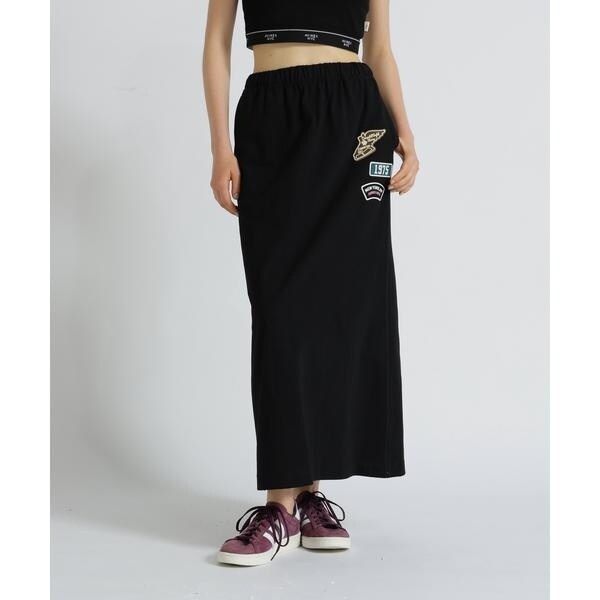 アヴィレックス（AVIREX）/《WEB&限定》JERSEY SKIRT PATCHED／ジャージ スカート パッチ