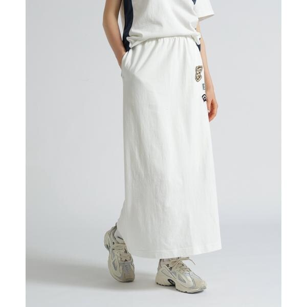 アヴィレックス（AVIREX）/《WEB&限定》JERSEY SKIRT PATCHED／ジャージ スカート パッチ