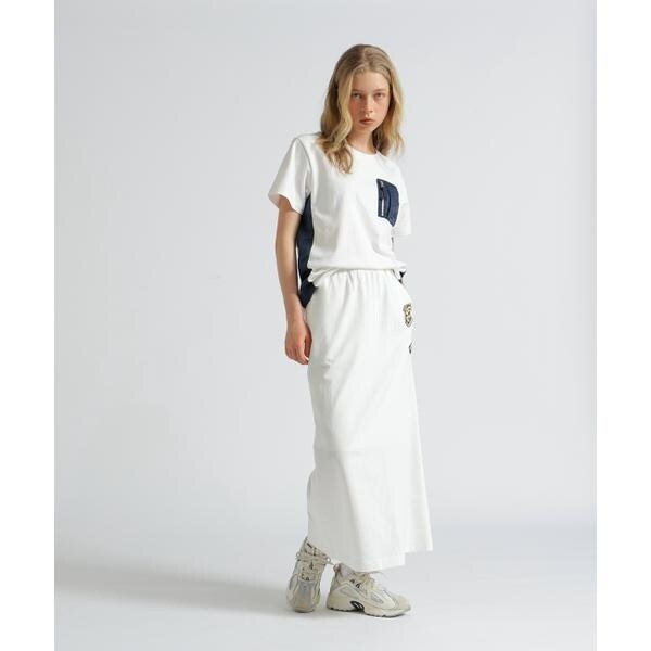 アヴィレックス（AVIREX）/《WEB&限定》JERSEY SKIRT PATCHED／ジャージ スカート パッチ
