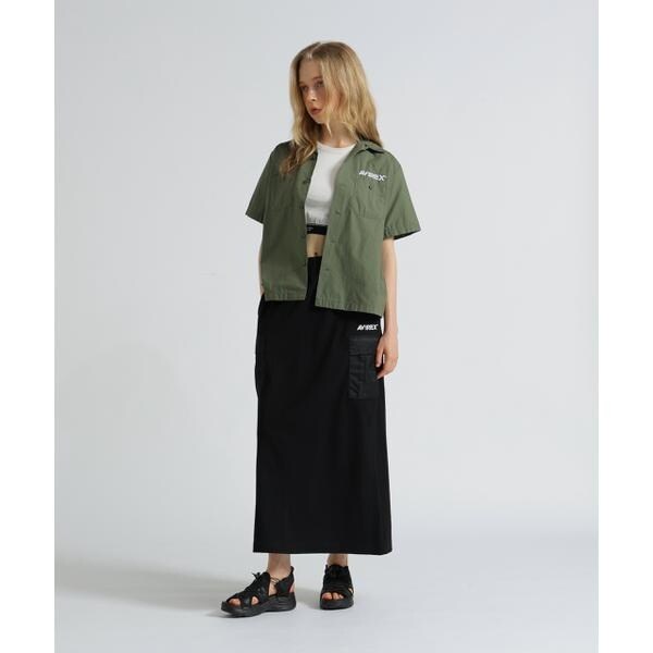 アヴィレックス（AVIREX）/《WEB&限定》JERSEY CARGO SKIRT／ジャージ カーゴスカート